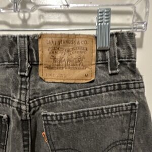 Levi's Women's Slim Tapered Jeans Gray Vintage Denim Size 9 Medium 90's Jeans